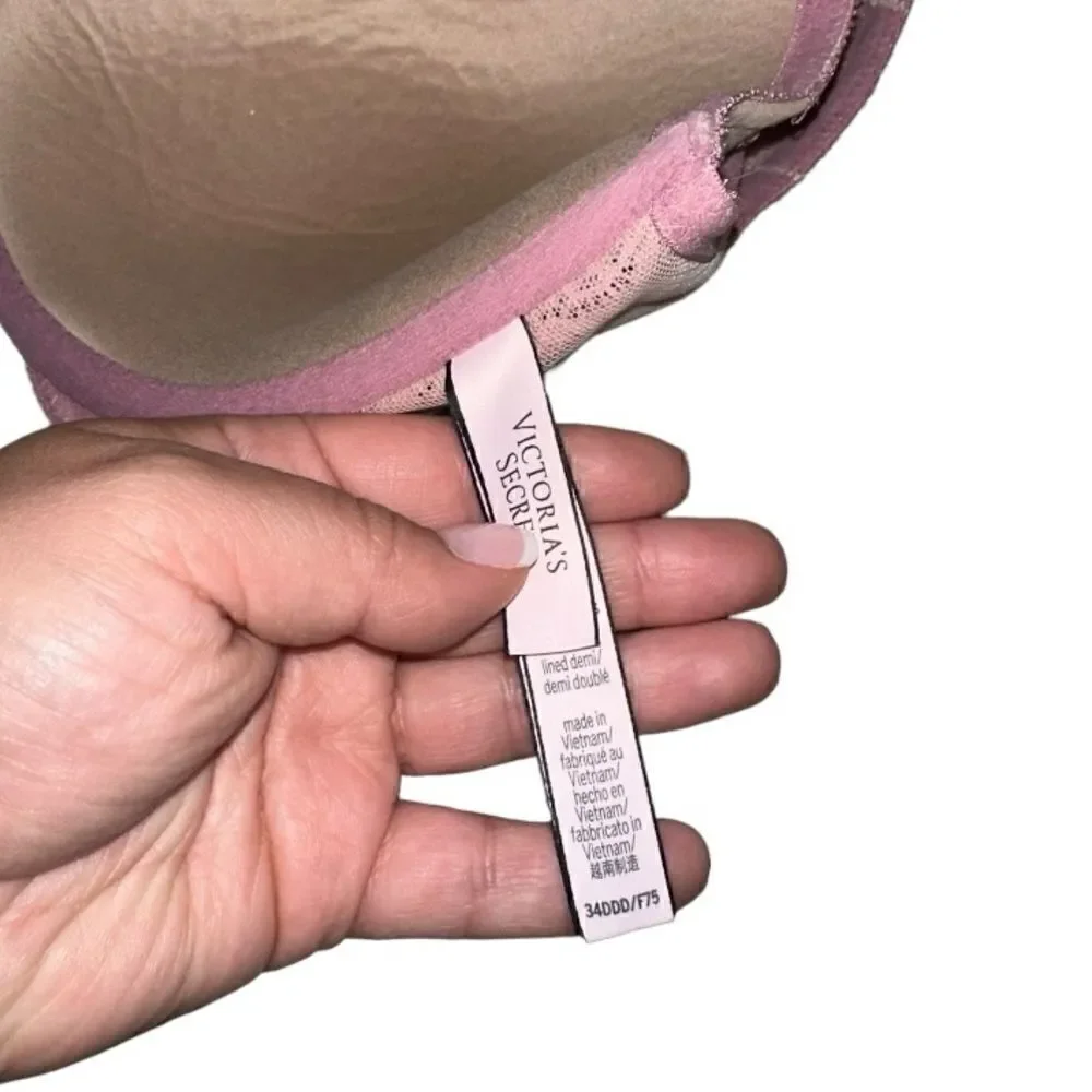 Victorias Secret Pink lined Demi Bra